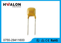 Parte radiale gialla della resistenza del termistore dei componenti elettronici PPTC di colore al piombo