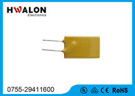 Tipo radiale giallo Resettable del cavo del termistore 0.1-30A del fusibile del termale PPTC per i telefoni