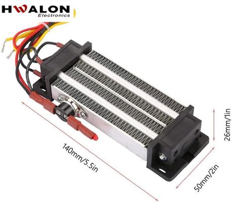 500W 110V PTC di alluminio elemento di riscaldamento Seramico riscaldatore d'aria temperatura costante Elemento di riscaldamento dell'aria, adatto per condizionatori d'aria, asciugatrici per animali domestici, asciugatrici di vestiti e umidificatori